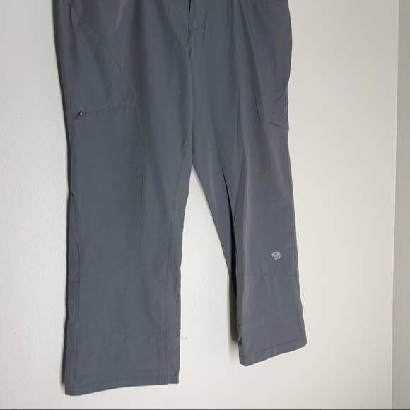 Mountain Hardwear Tech Nylon Pants Gray Boot Cut - Picture 2 of 11